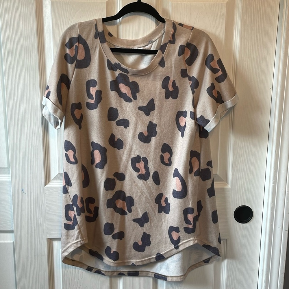 Amaryllis Knit Tunic Animal Print